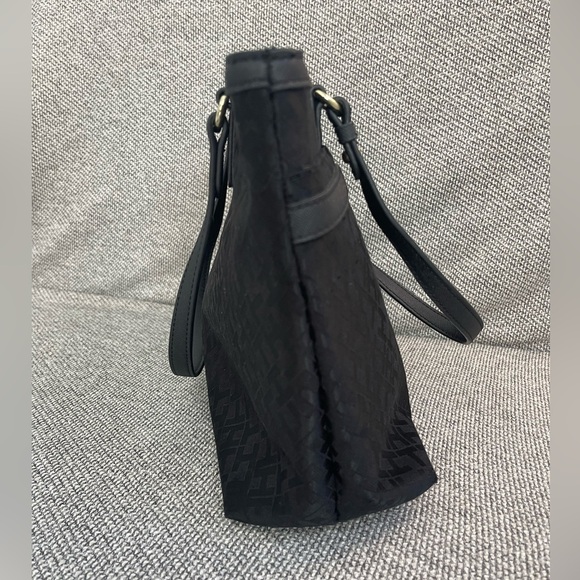 Tommy Hilfiger Black Tote with Gold Hardware - Picture 4 of 16